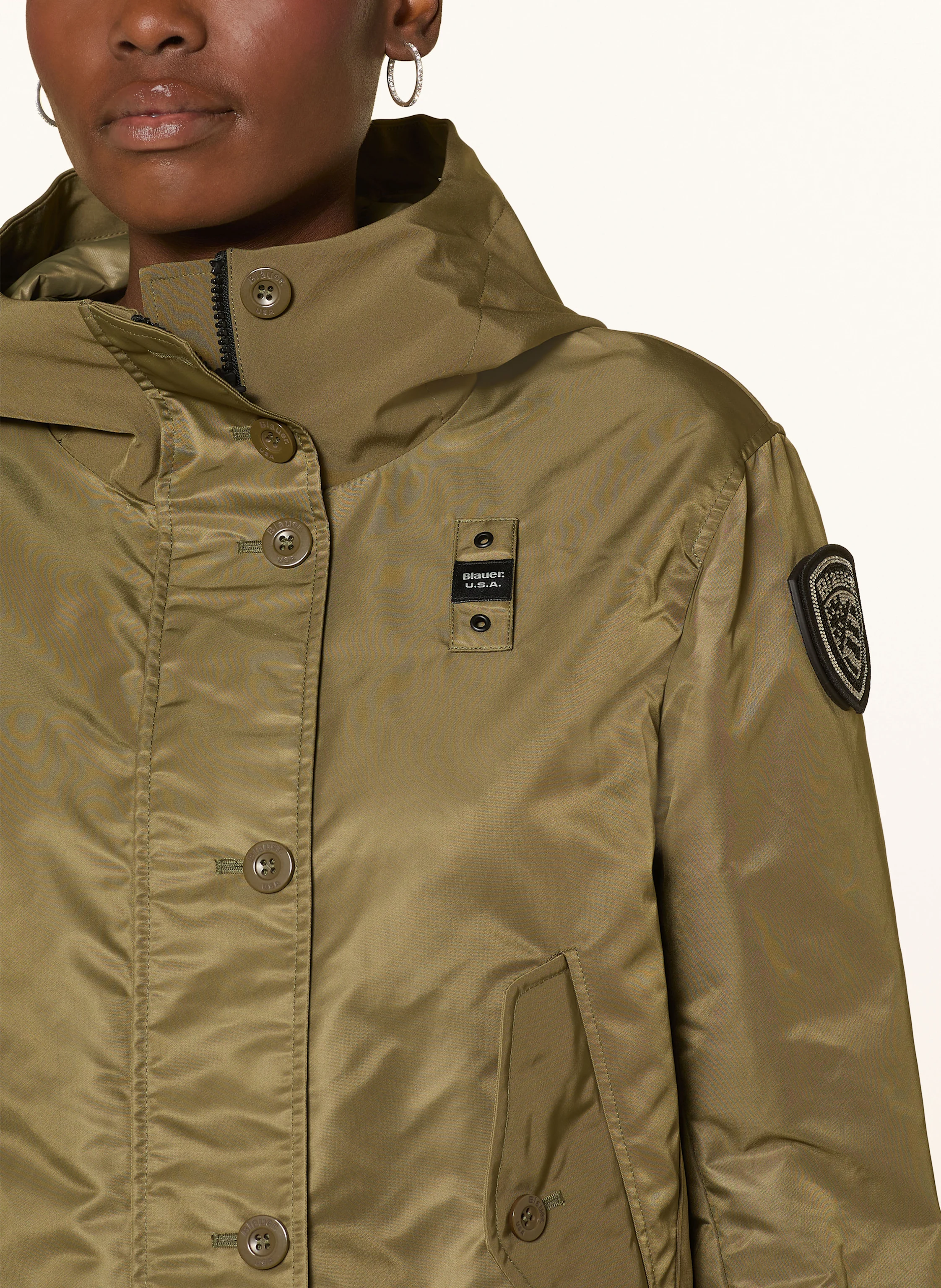 Blauer Jacke MARCELLA