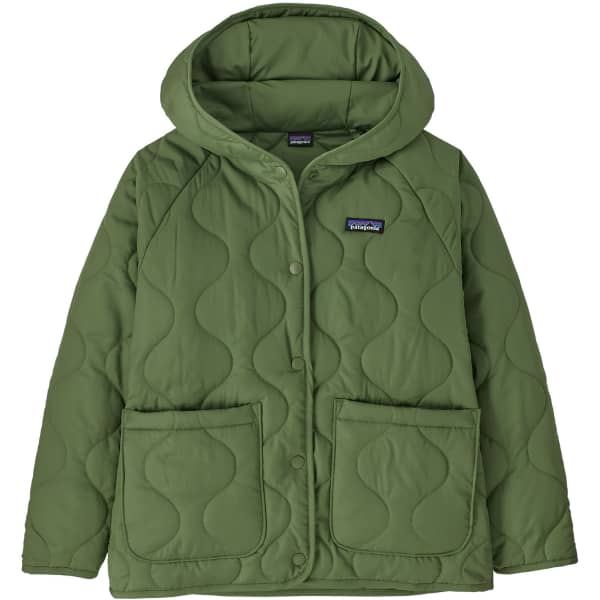 Veste PATAGONIA K'S QUILTED PUFFER TERRAIN GREEN