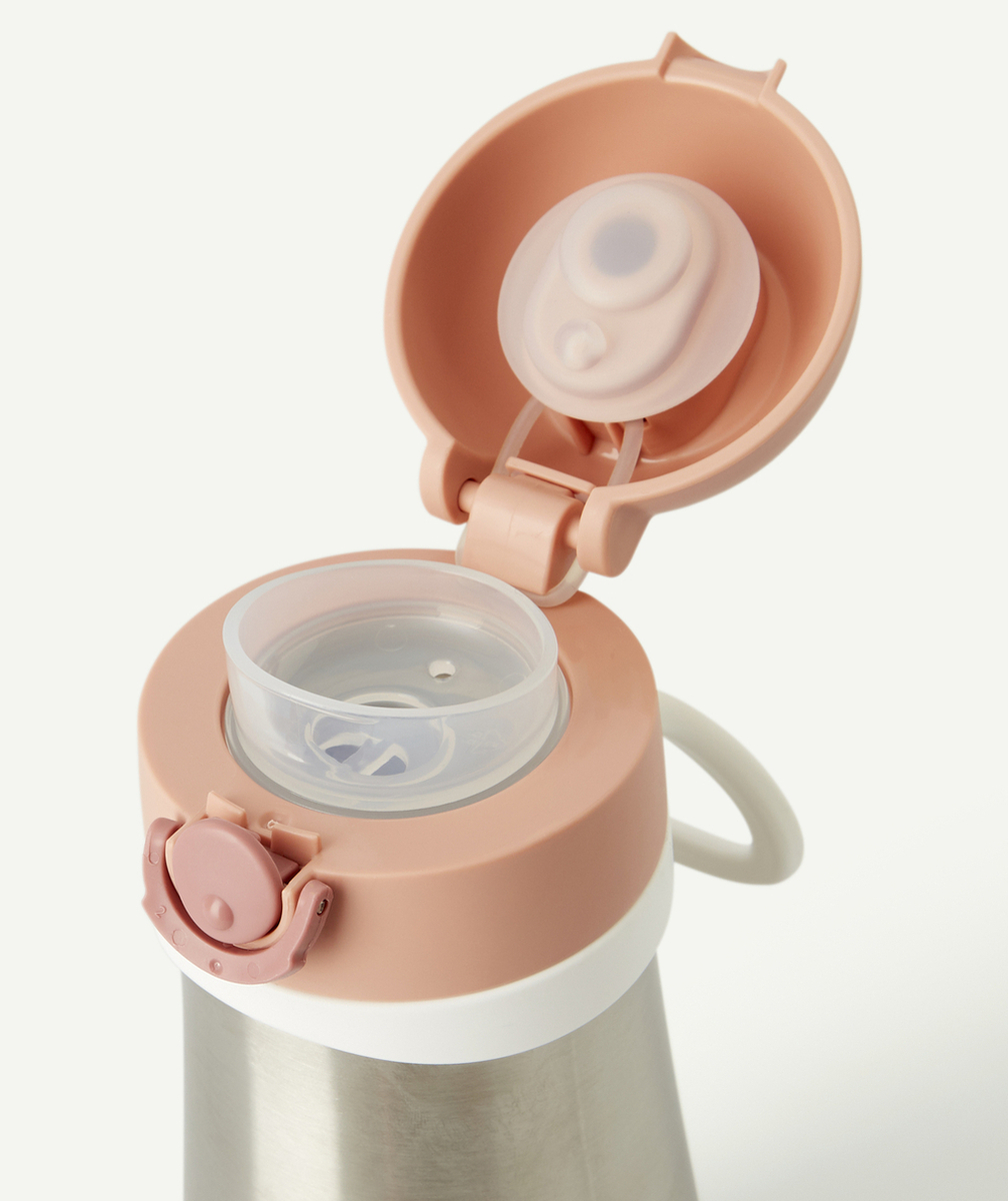 BEABAGOURDE EN INOX 350ML ROSE 18M+