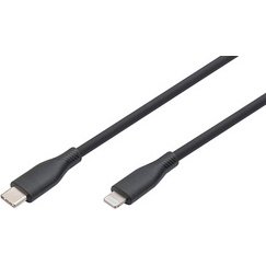 Câble silicone, USB-C - Lightning, 2,0 m