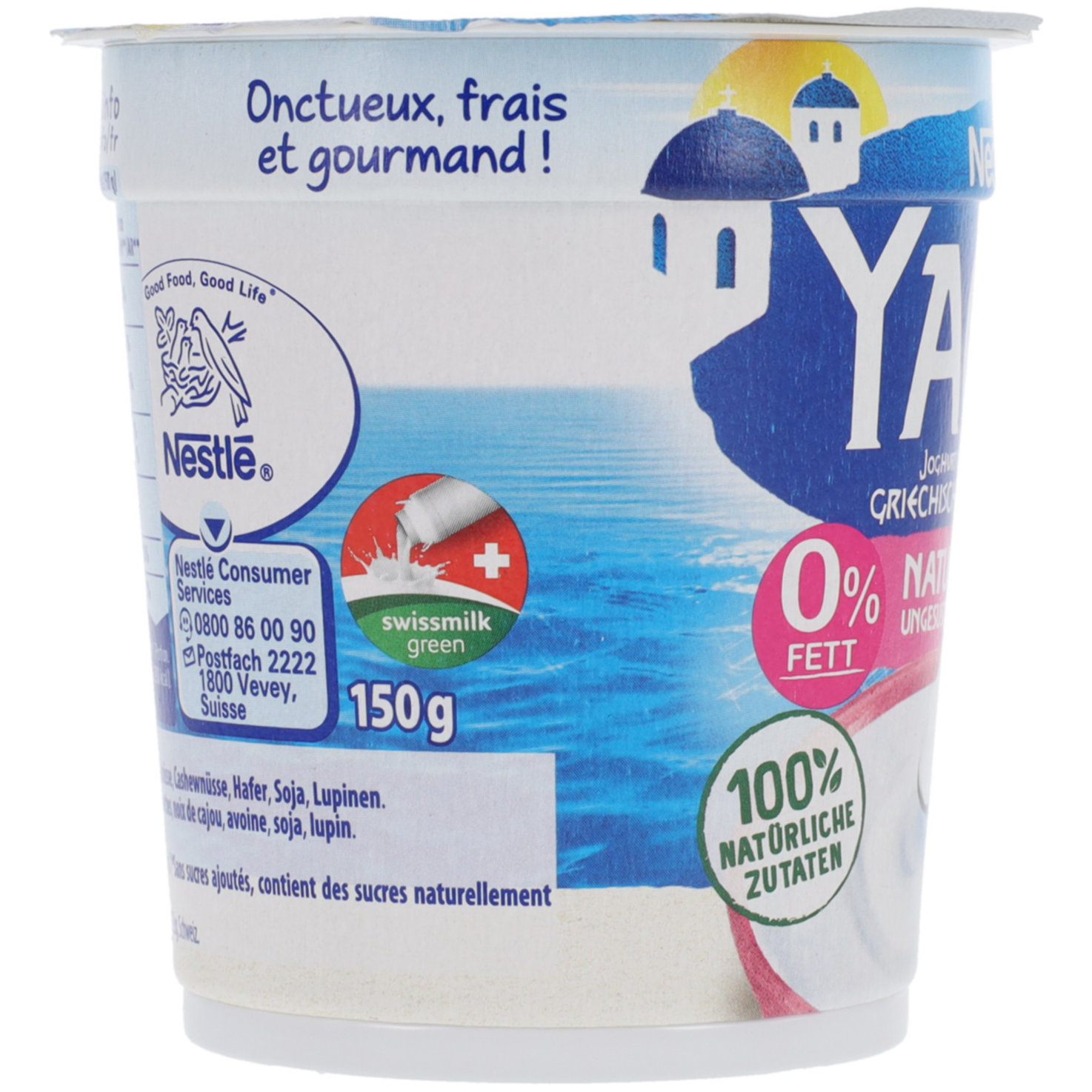 Yaos Joghurt 0% Fett Nature nach Griechischer Art 2x150g