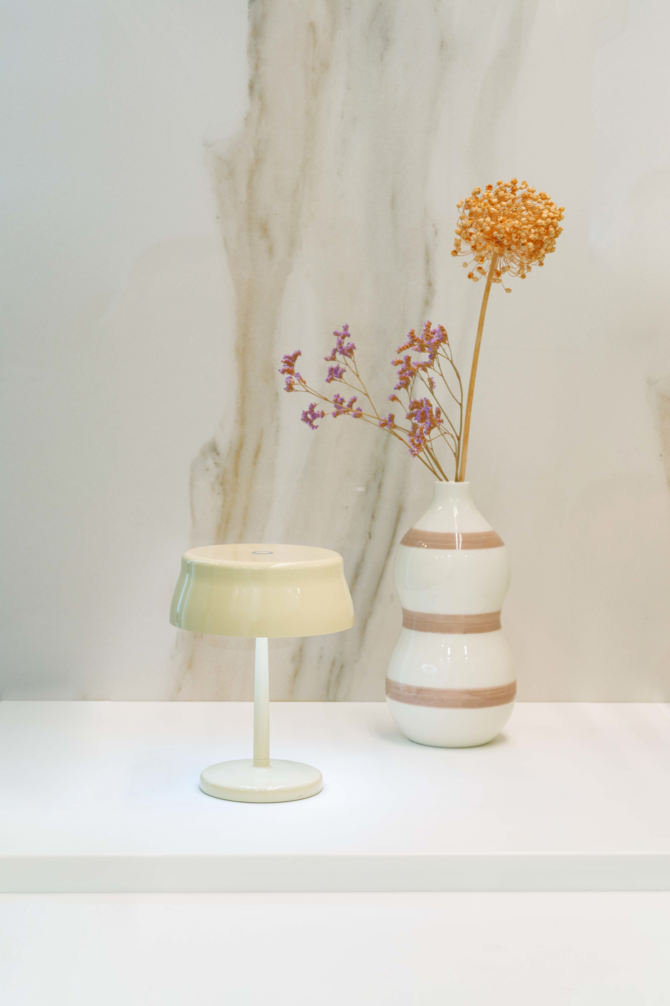 Zafferano oplaadbare tafellamp Sister Light mini Wifi parel zwart