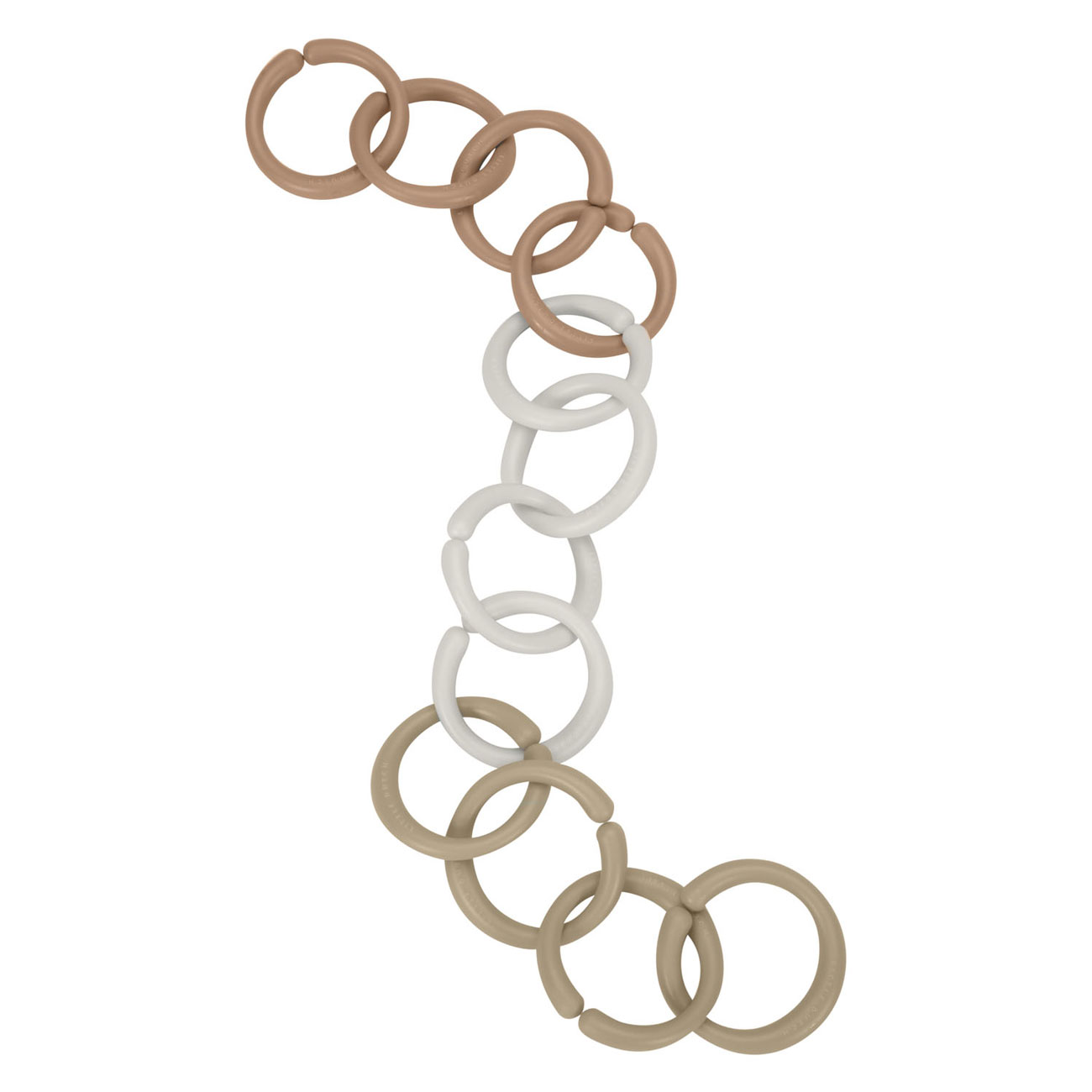 Little Dutch Little Loops Speelgoedringen Beige, 12dlg.