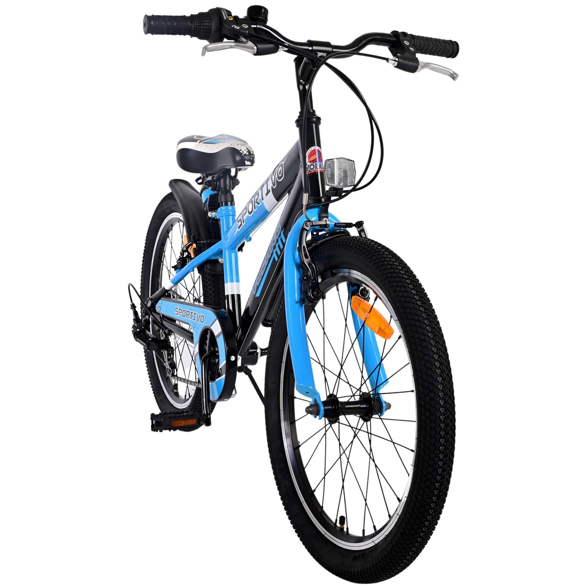 Volare Sportivo 20 Zoll 7 Gang Kinderfahrrad 20 Zoll Mädchen Jungen ab 6 - 8 Jahre