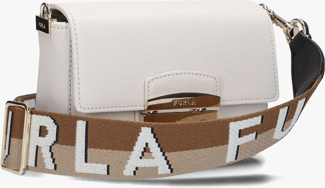 FURLA beige furla schoudertas metropolis mini c.body webbing
