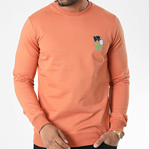 Sweat Crewneck 9058 Orange