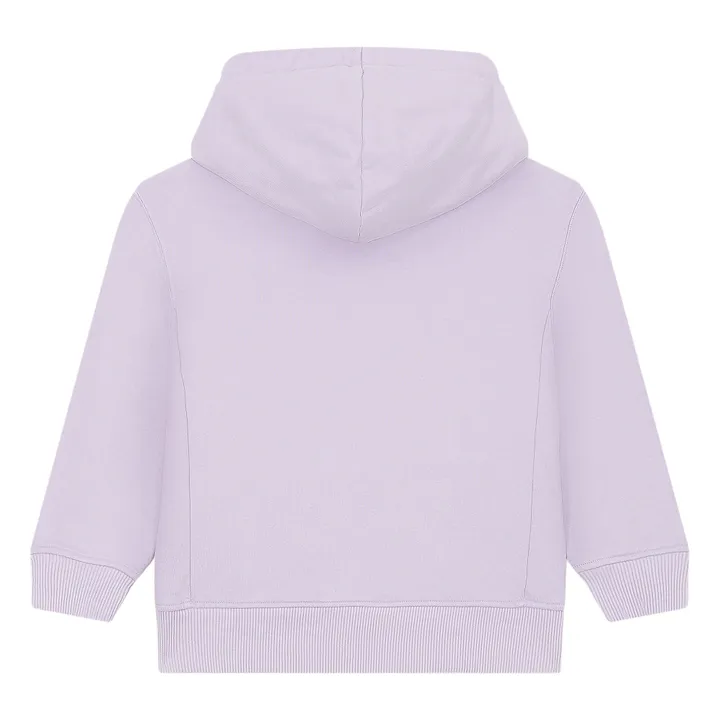 SMALLABLE BASICS Sweat A Capuche Garçon Coton Bio | Lilas