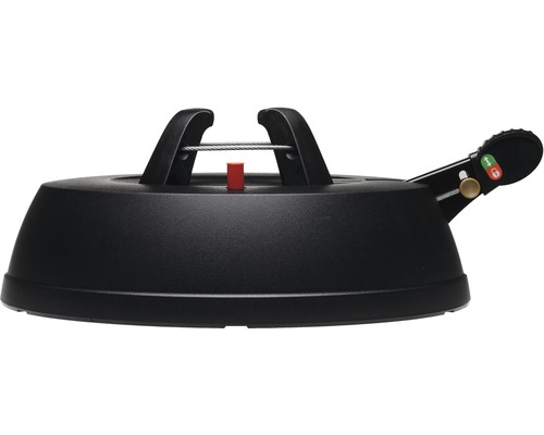 Krinner Comfort S Black Edition kerstboomstandaard, max. boomhoogte 220 cm, max. stamdiameter 11 cm