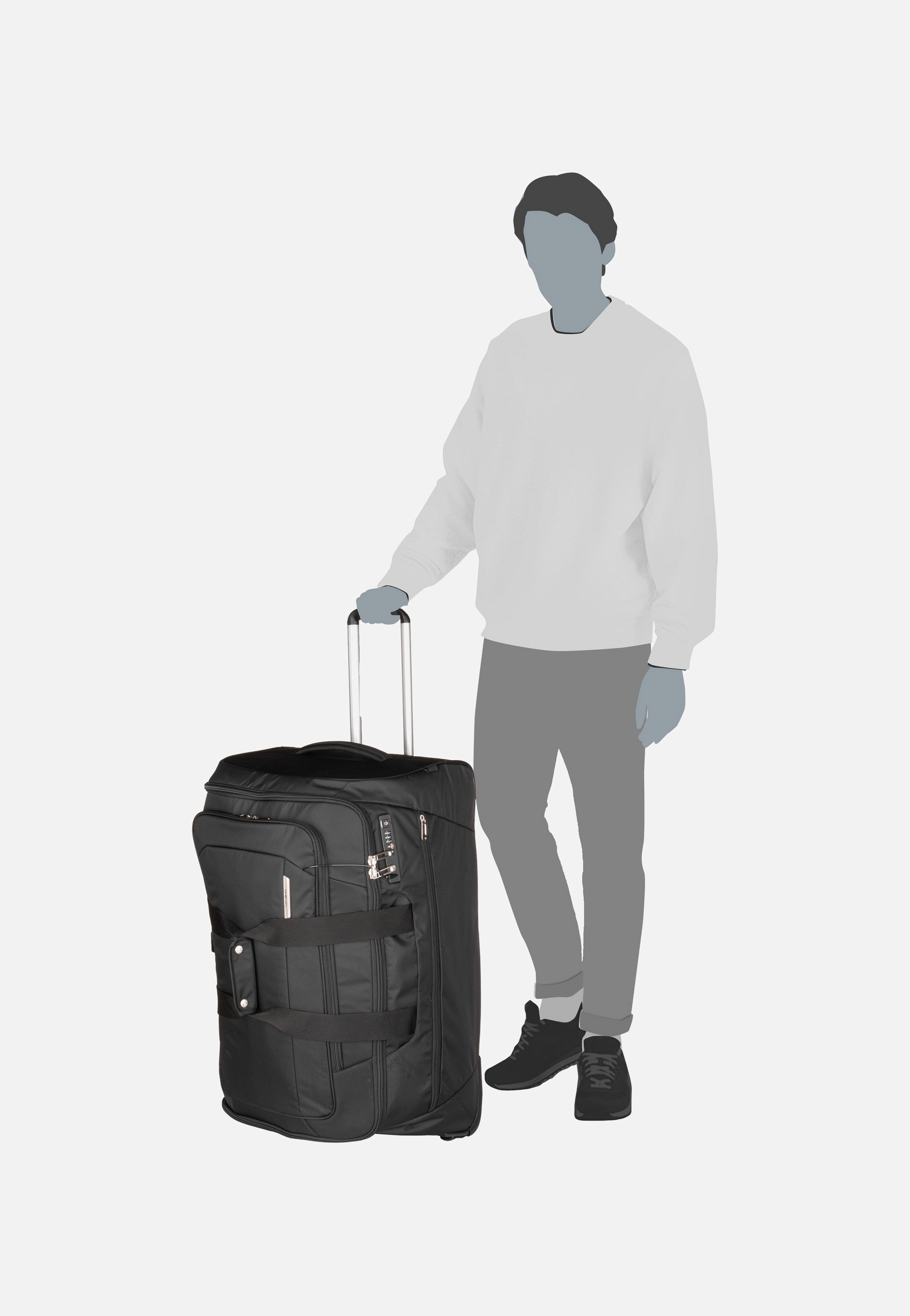 Respark Duffle/WH 74 Ozone Black - Travel Bag