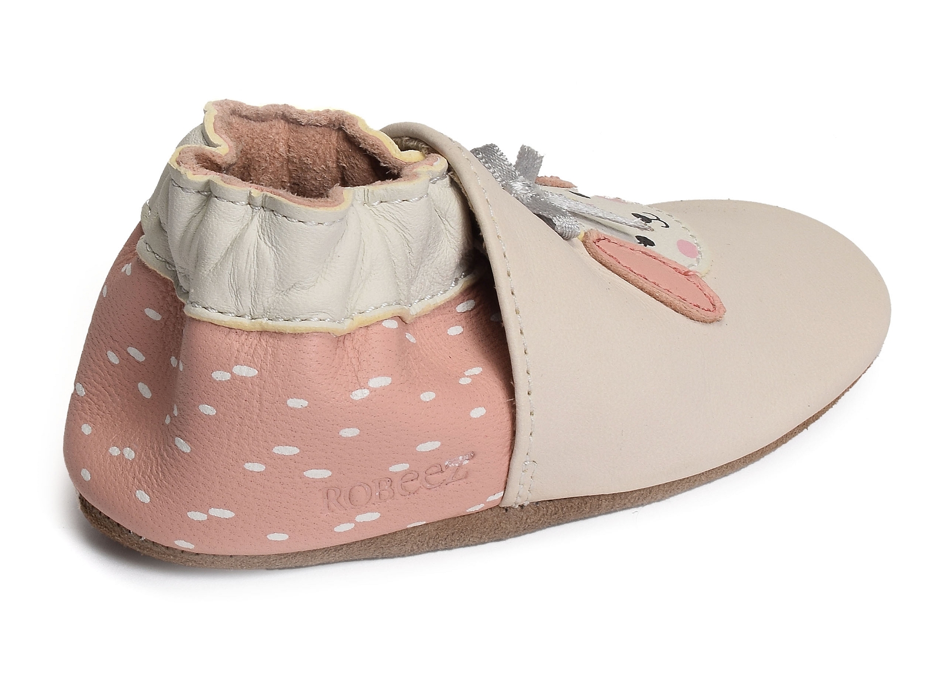 Colorfull dog beige rose