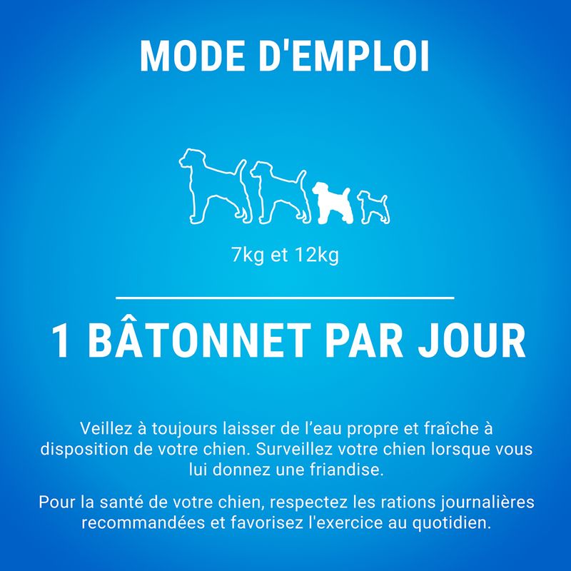 PURINA Dentalife Bâtonnets à mâcher pour chien de petite taille (7-12 kg)