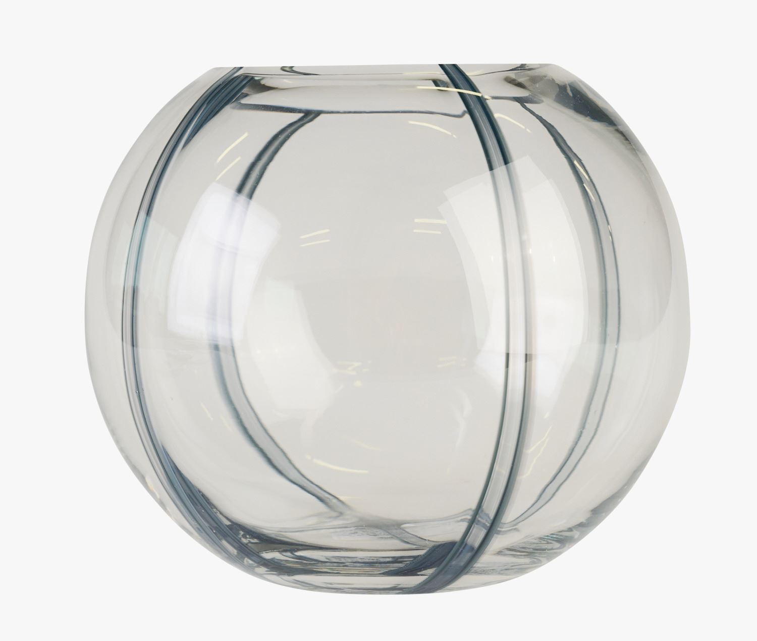Telysholder transparent - 18,5x18,5x17 cm