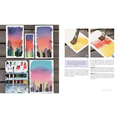 Strich für Strich zur kreativen Entspannung mit Watercolor