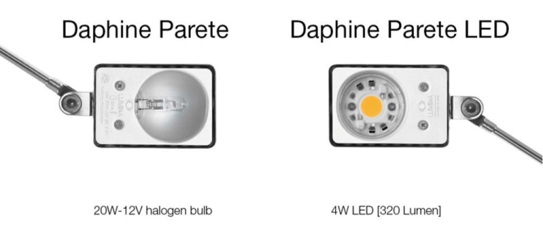 Lumina Daphine Parete 20 wandlamp LED 3000K zwart