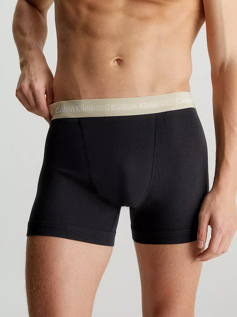CALVIN KLEIN Pants 3er Pkg black schwarz