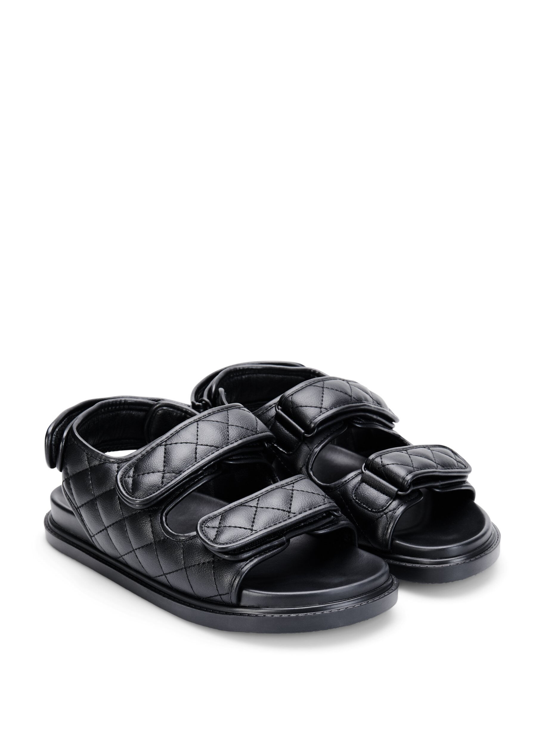 Wide fit - Læder sandal