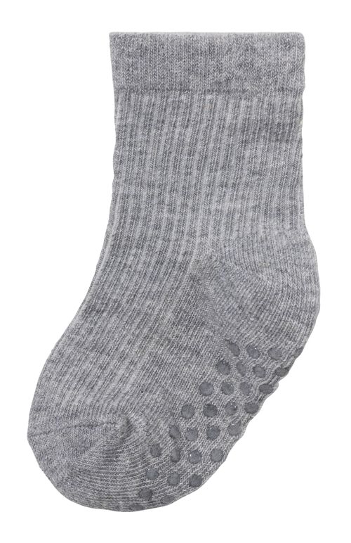 5 paires de chaussettes bébé avec coton gris
