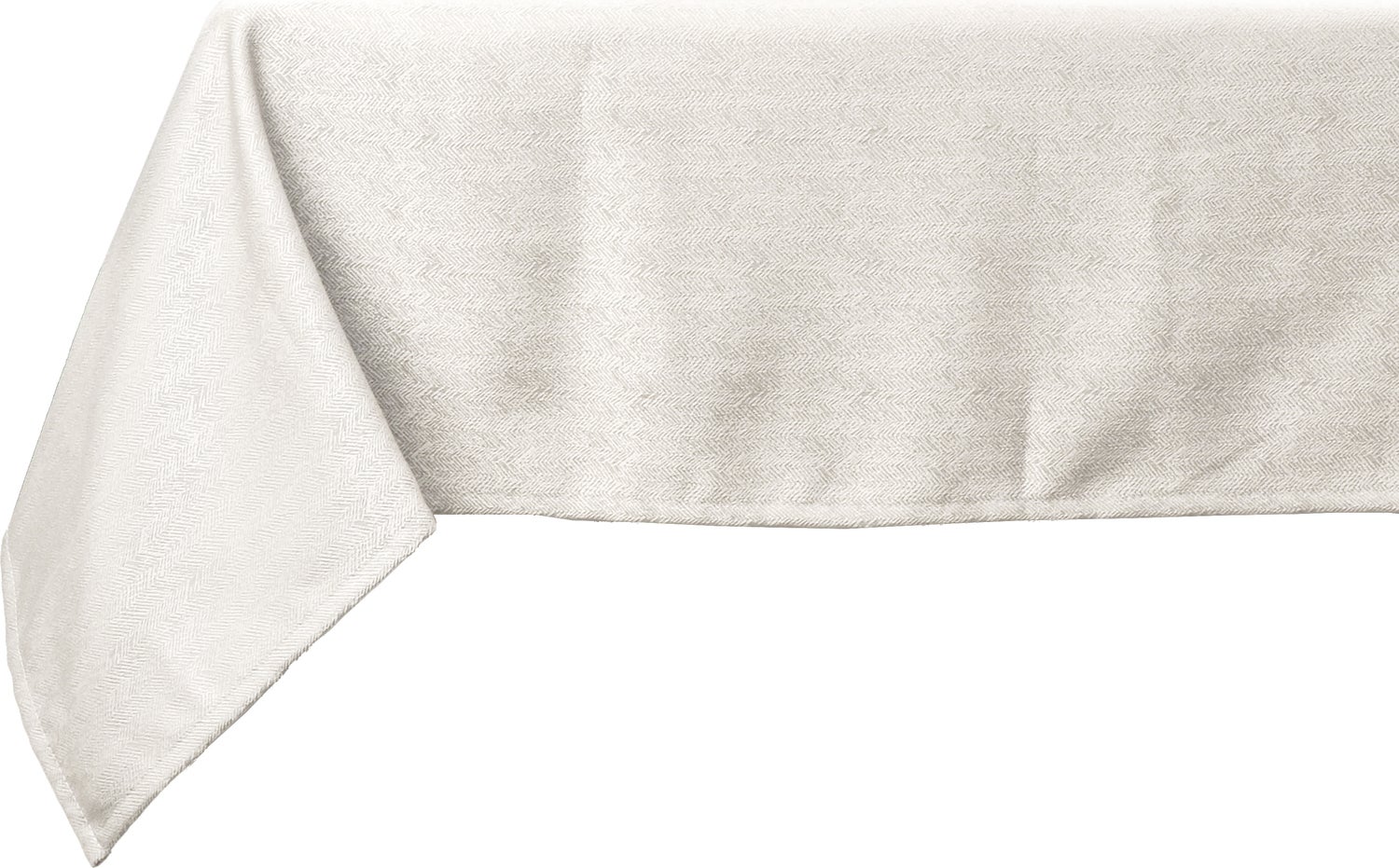 Unique living tafelkleed Oda crème D 160 cm