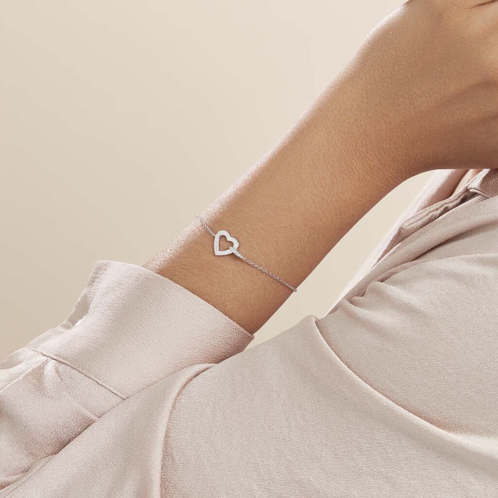 Bracelet Elanda Argent Blanc Oxyde De Zirconium