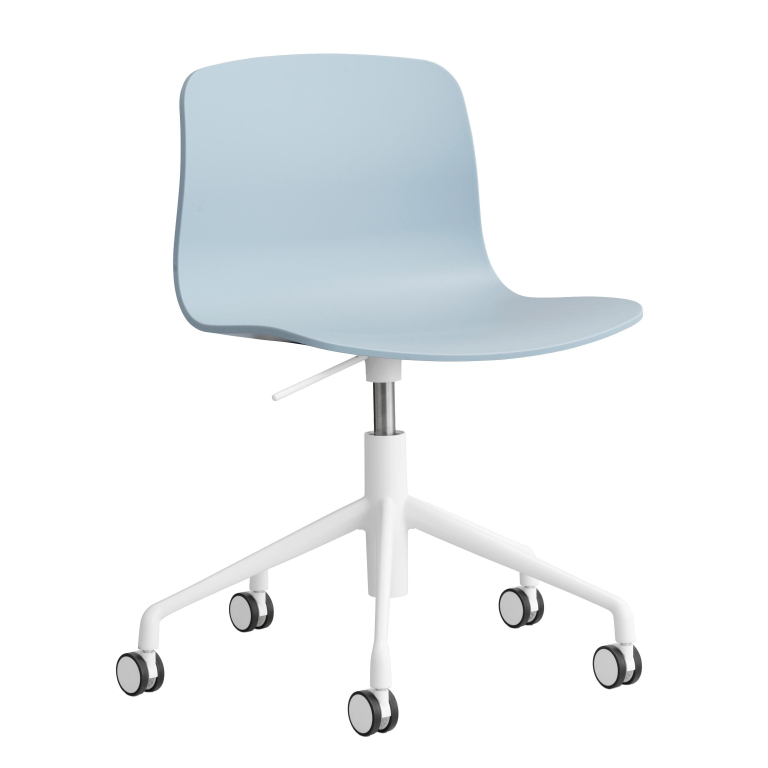 Hay AAC50 bureaustoel wit onderstel Slate Blue