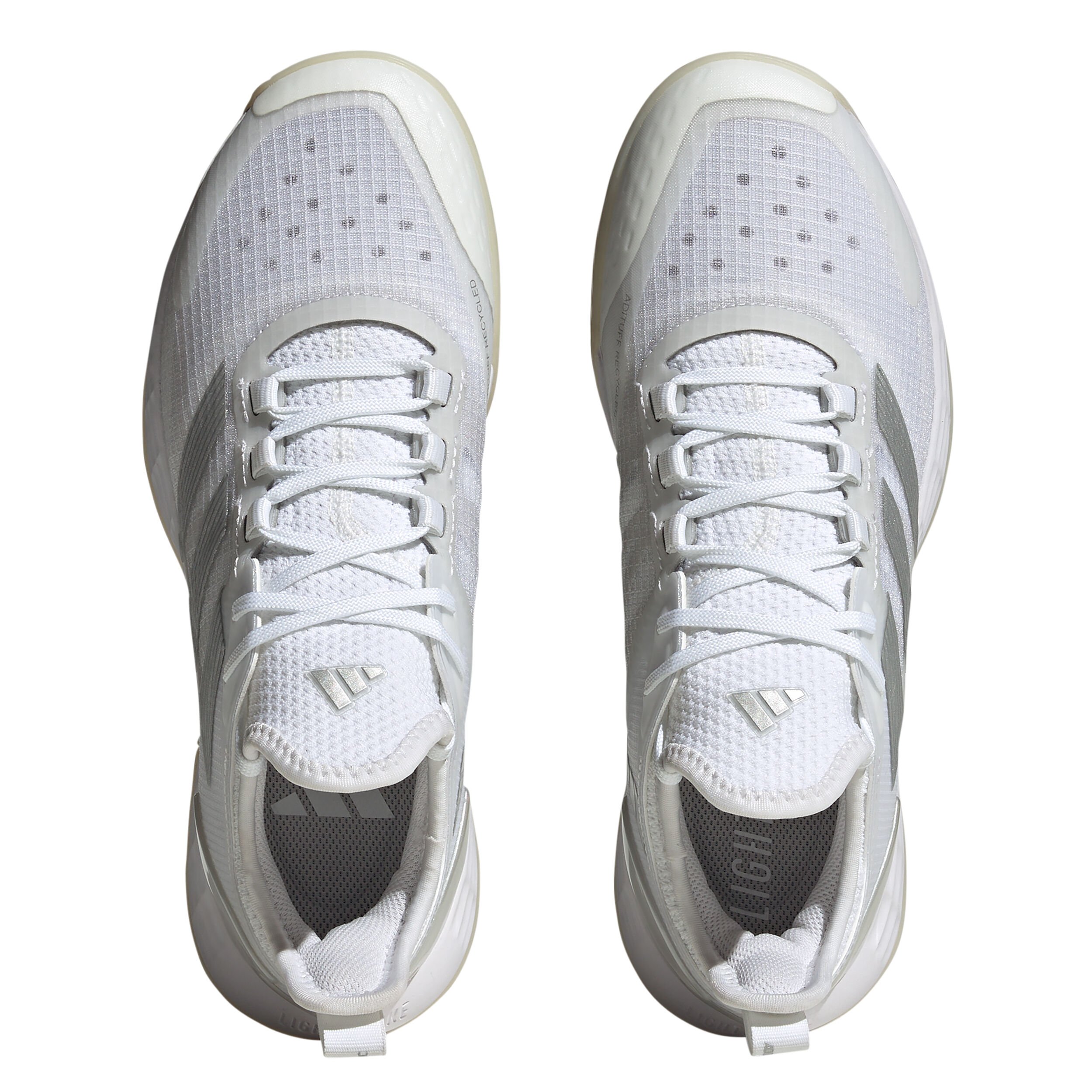 adidas Adizero Ubersonic 4.1 Chaussures Toutes Surfaces Femmes - Blanc , Argent