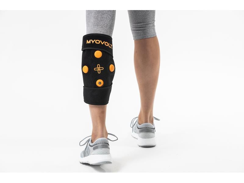 Myovolt Fitness Massagegerät Knie-/ Beinmassage Vibrationstherapiegerät für das linke bzw. rechte Knie oder um die Wade
