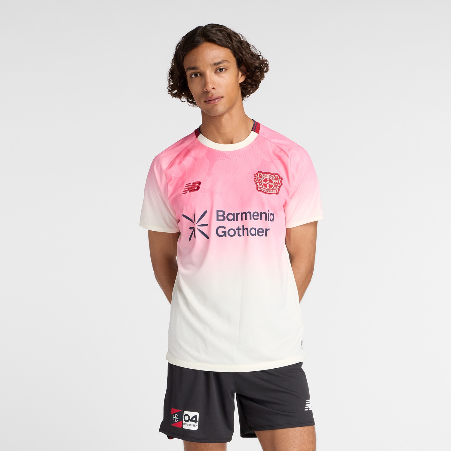 New Balance Fussballtrikot »Bayer 04 Away Leverkusen Short Sleeve Jersey«