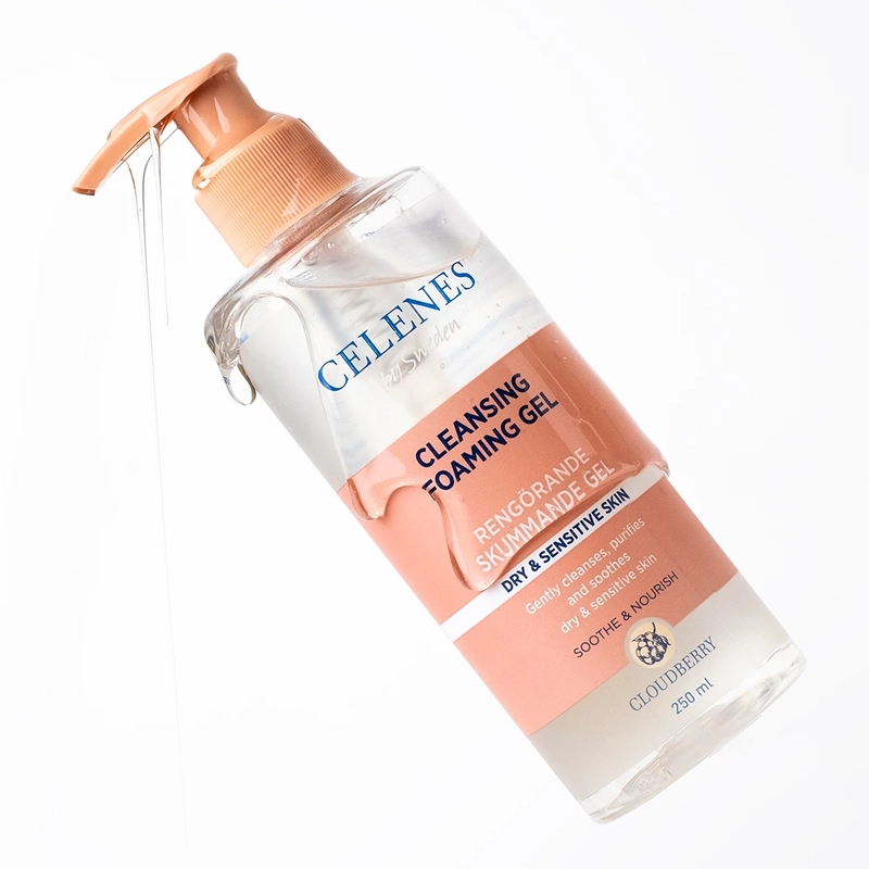 Celenes Cloudberry Cleasing Foaming Gel / Dry-Sensitive 250 ml