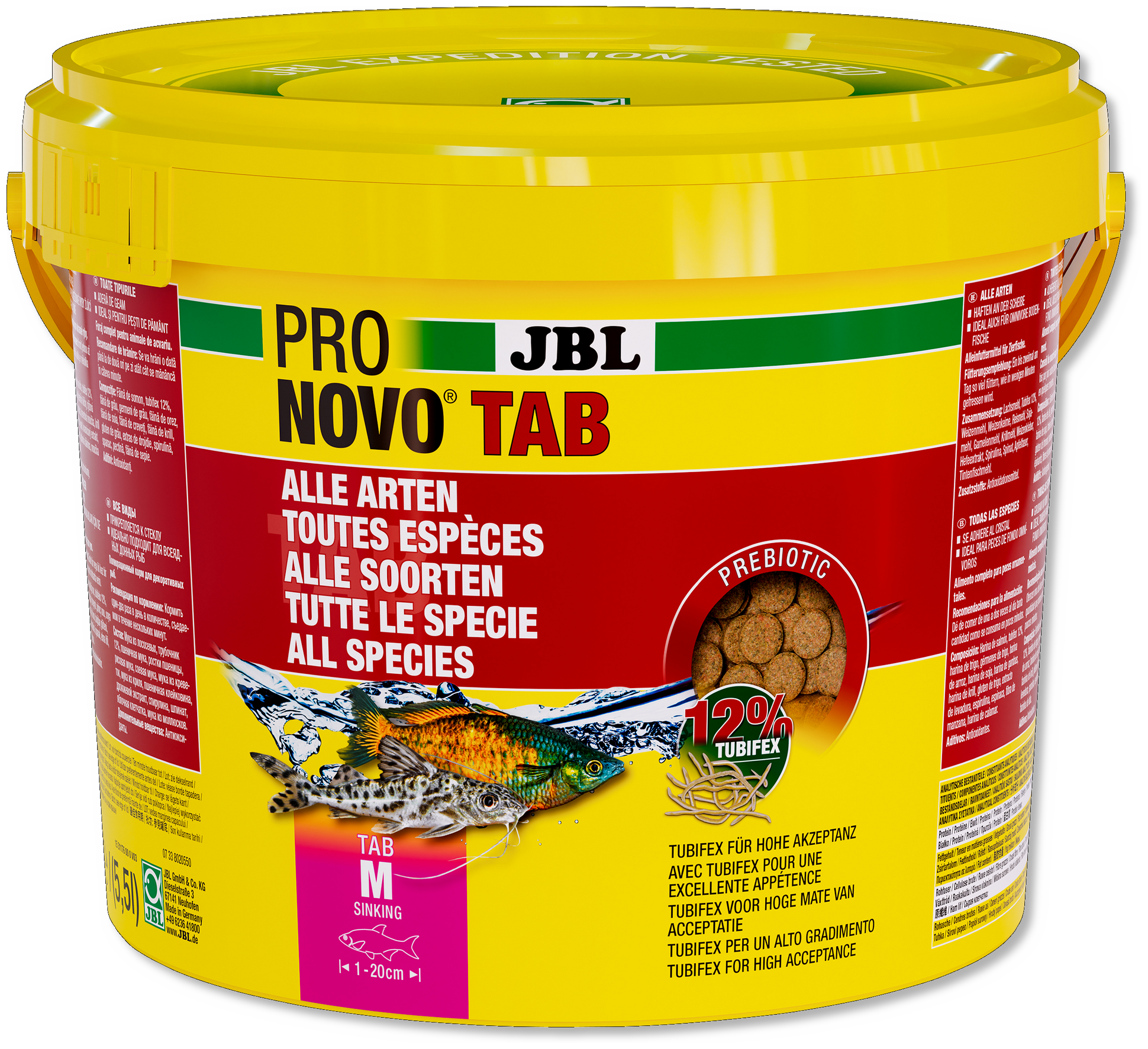 JBL Pronovo Tab M 5,5L | Aquariumvoer tabletten