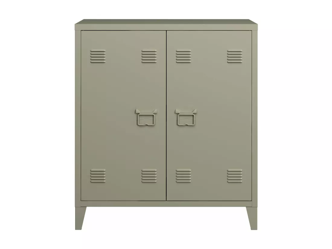 Casier de bureau armoire argentée 80 x 33 x 90 cm 03_0006337