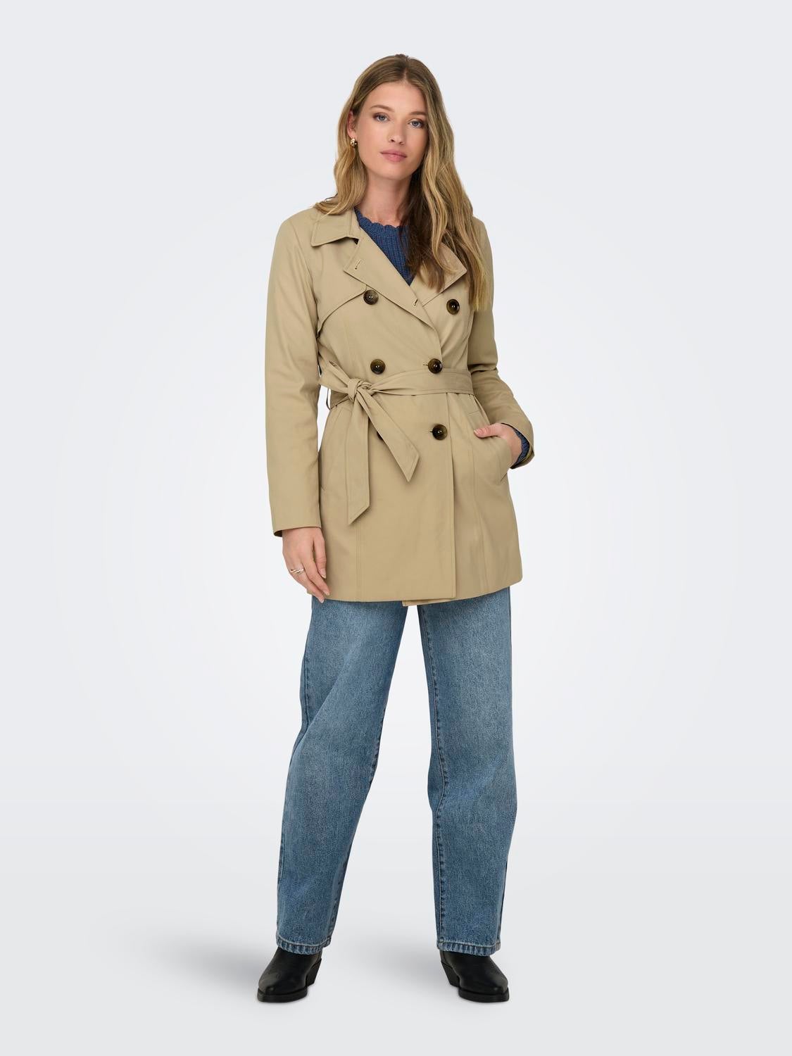 ONLVALERIE Trenchcoat Ginger Root