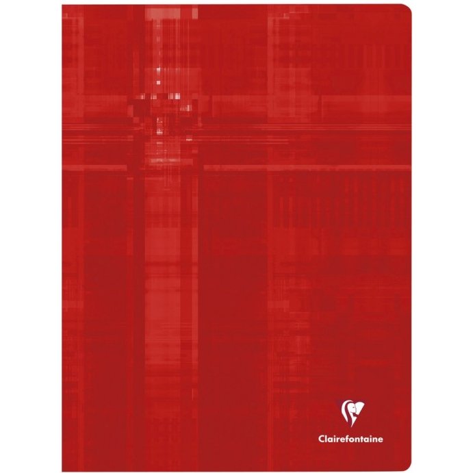 Cahier piqué clairefontaine a4+ 24x32cm 192 pages 90g réglure séyès coloris assortis