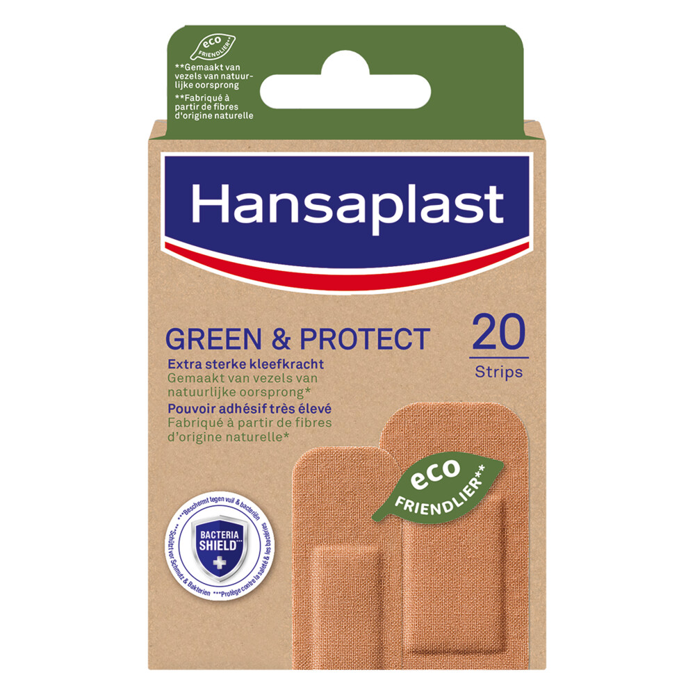 Hansaplast Pleisters Green en Protect20 stuks