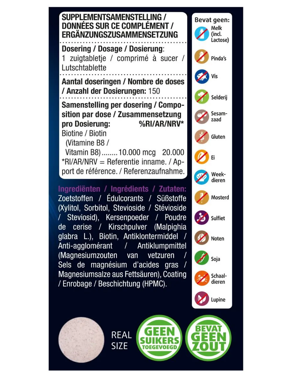 Biotine 10.000mcg Forte