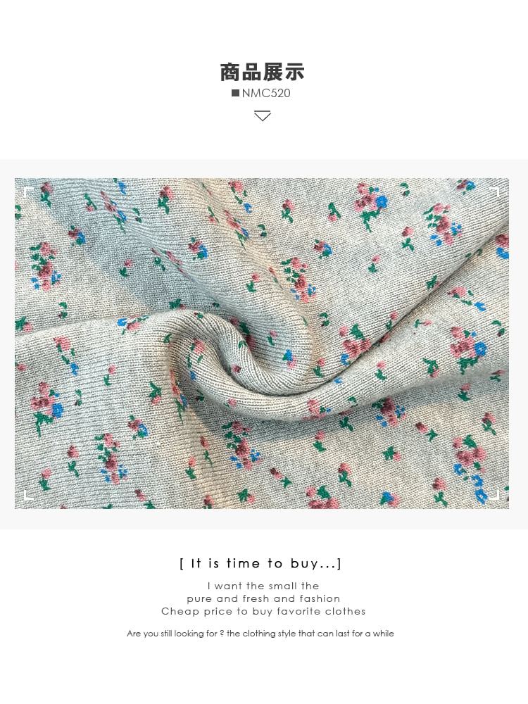 Lemongrass - T-shirt met hoge hals en bloemenprint in 6 kleuren