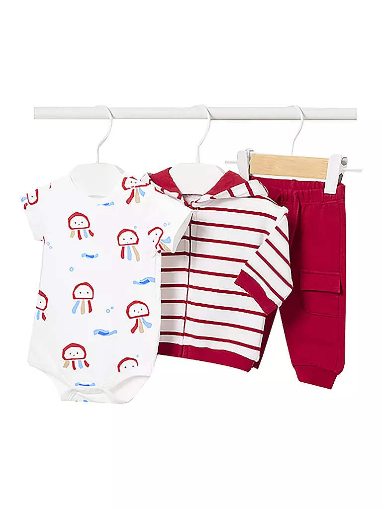MAYORAL Baby Jogger Set 3-teilig rot