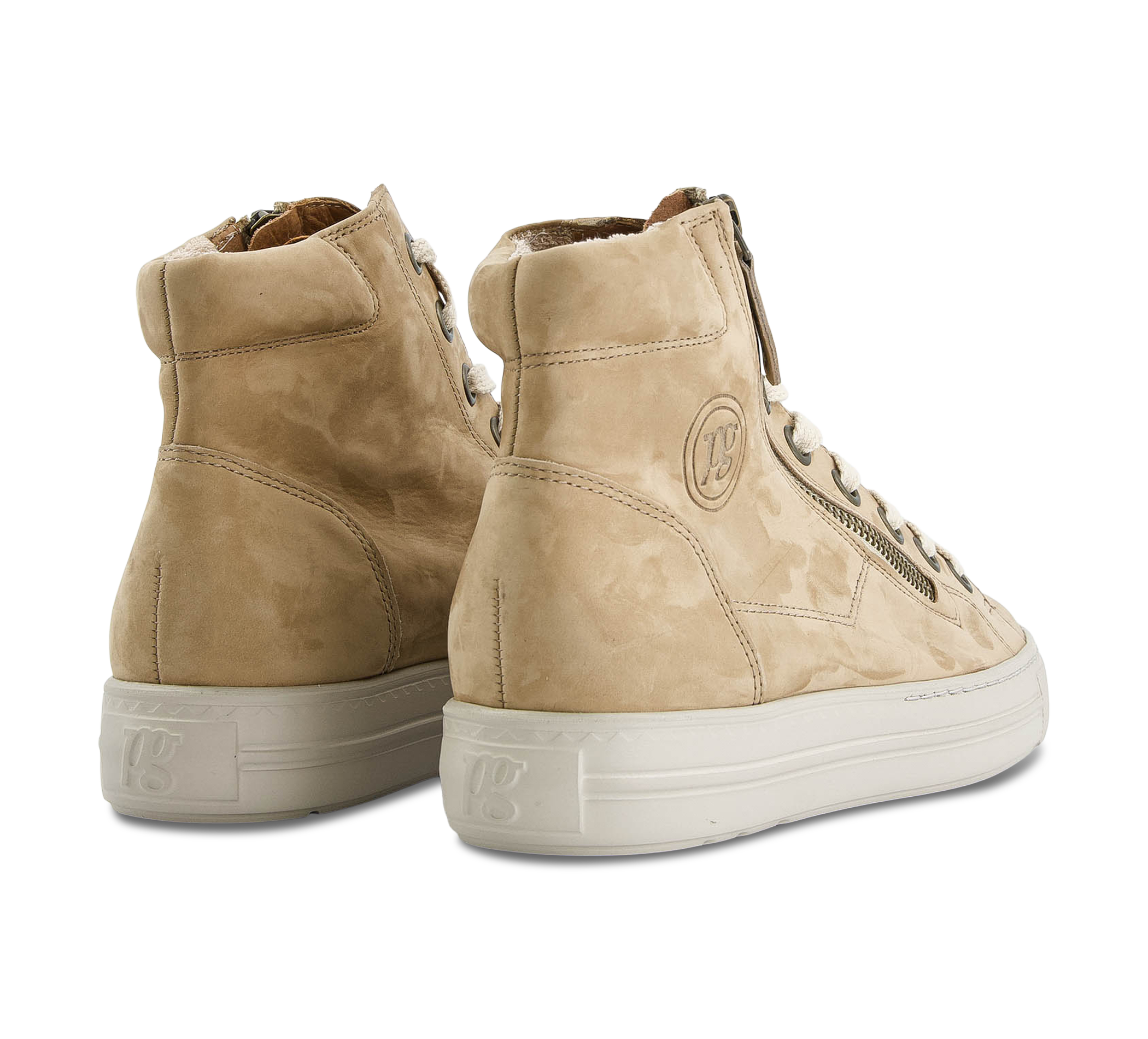 Paul Green Super Soft - Schnürstiefel beige/taupe