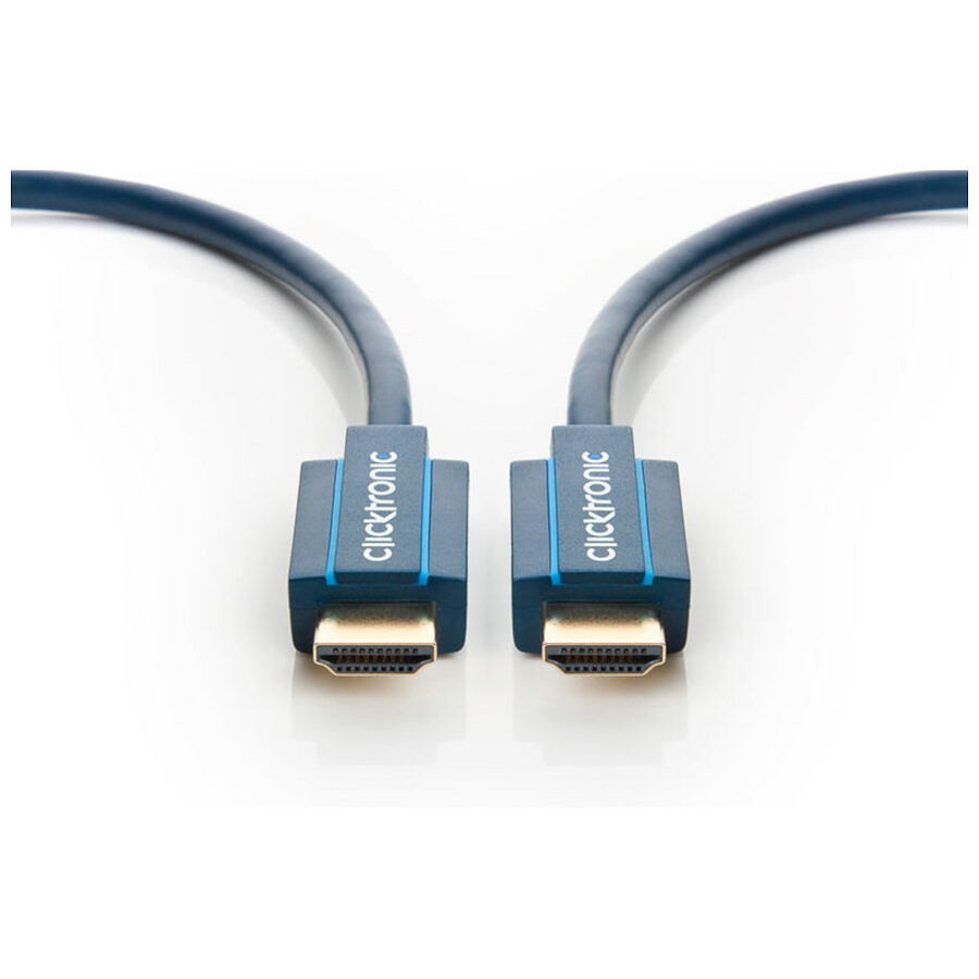 Clicktronic câble High Speed HDMI with Ethernet (0.5 mètre)