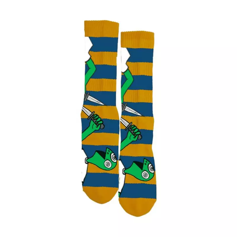 Chaussettes skate TOY MACHINE Kill Art Crew Multicolore