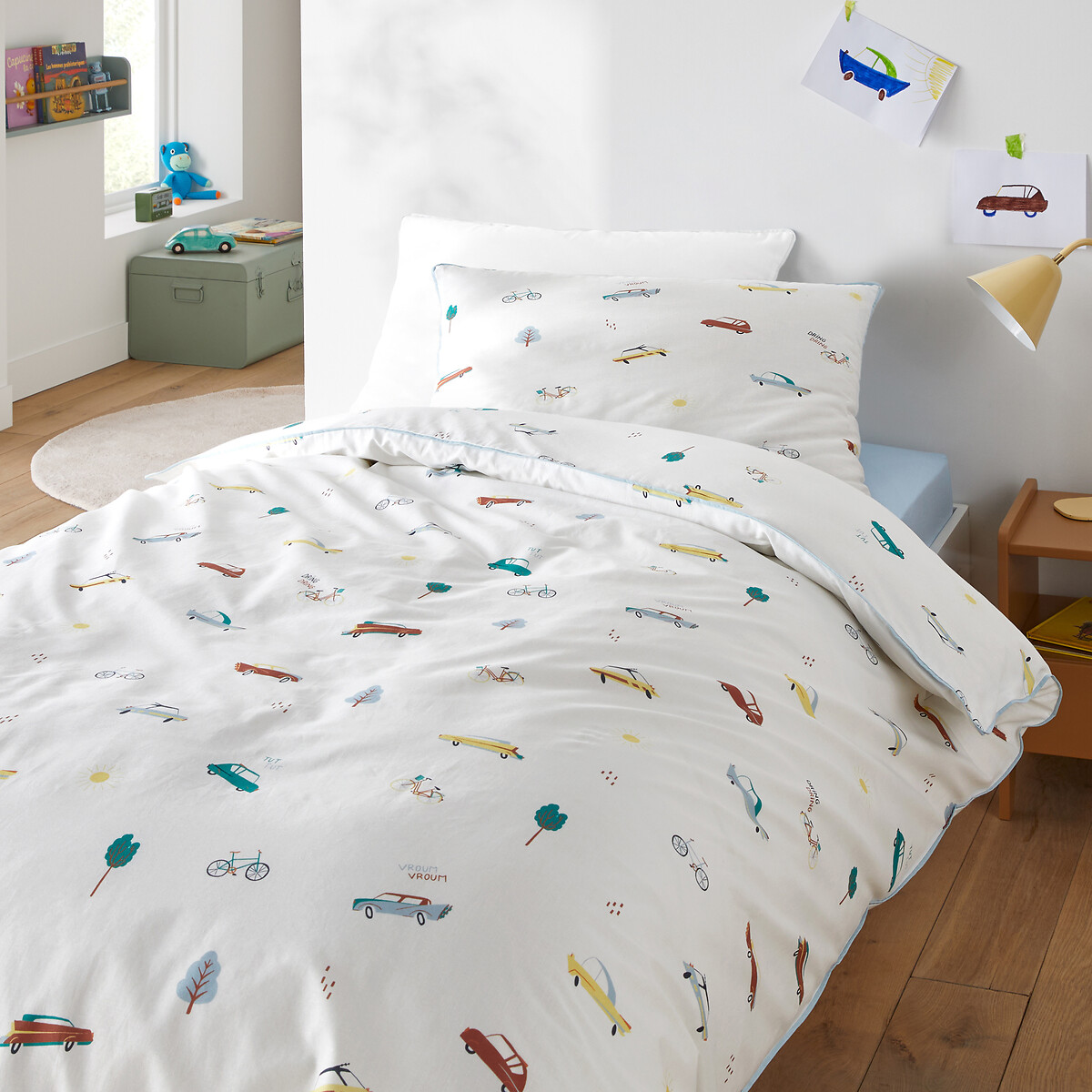 LA REDOUTE INTERIEURS<br>Conjunto de cama em 50% algodão reciclado, Emiliano
