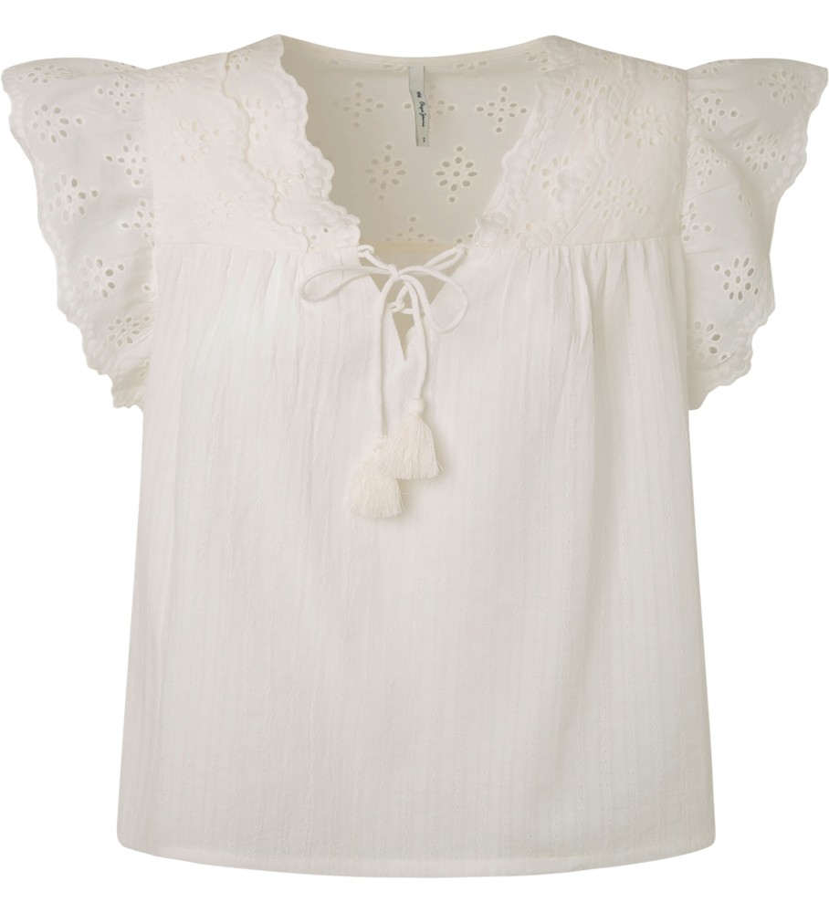 Blusa branca Anaise da Pepe Jeans