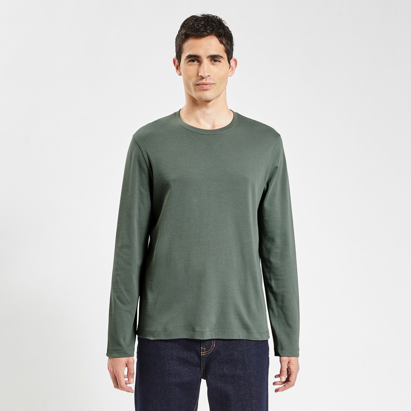 Tee shirt interlock manches longues Vert