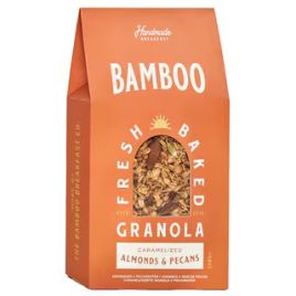 Bamboo Goodness Granola met karamel, amandelen en pecan