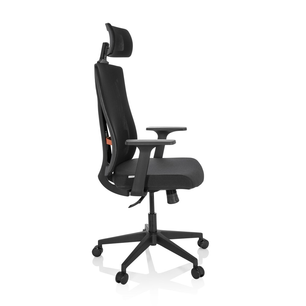 Profi Bürostuhl KODIAK Stoff/Netzstoff mit Armlehnen hjh OFFICE