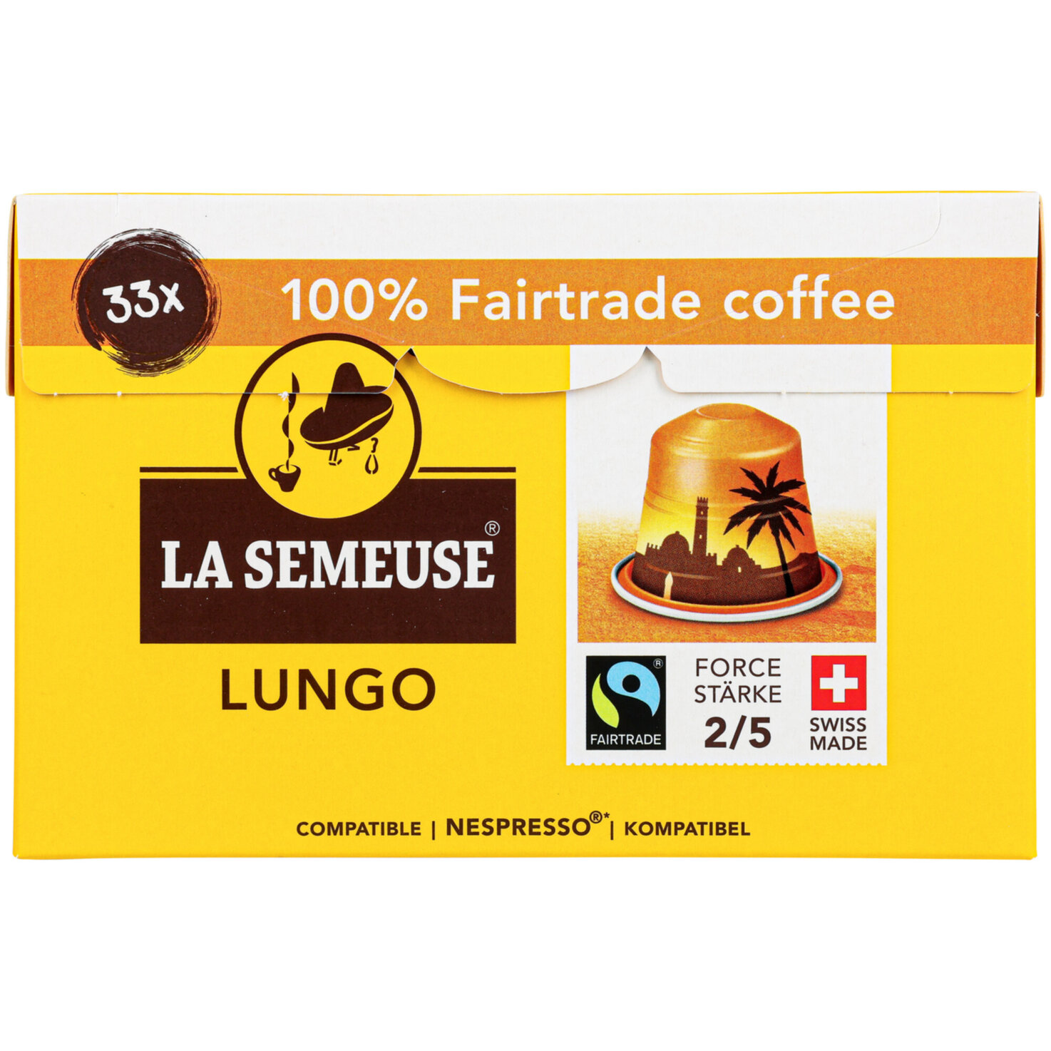 La Semeuse Lungo - kompatibel System Nespresso® 33 Kapseln