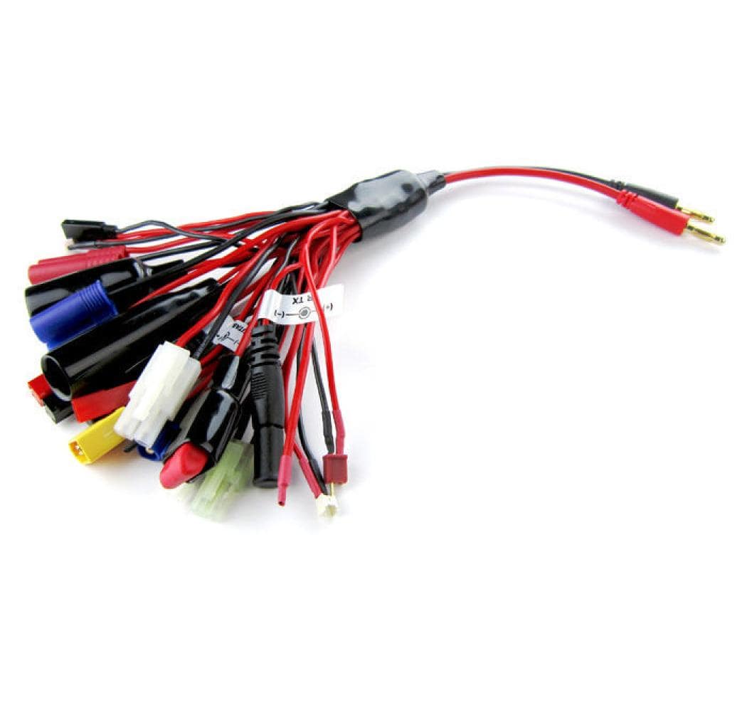 Ladekabel Multi 19x 4 mm BananensteckerUniverselles Ladekabel mit 4 mm Bananenstecker