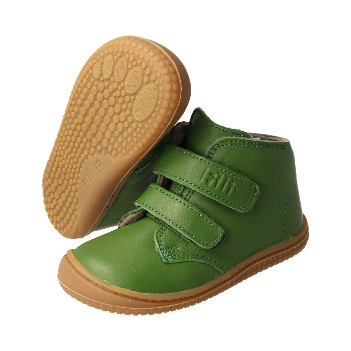 MB4213-F5 olive SOFT-FEET BIO nappa fleece velcro Weite/M