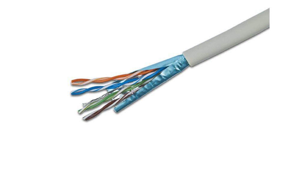 Rangierkabel VKBOX KAT5E PATCH Cat 5e, F/UTP, 305 m, Grau<br>KAT5E Patchkabelbox, grau, F/UTP