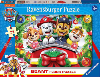 Ravensburger Gulvpuslespill Paw Patrol Jul 24 Brikker