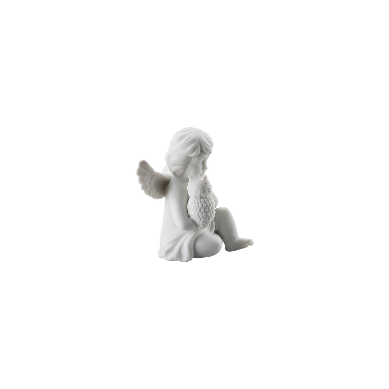Angels Weiss matt Engel mit Eule